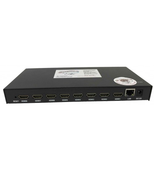 Encoder HD /SD 8 hdmi input H264 udp , http , rmtp